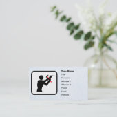 Handyman Logo Sjabloon Visitekaartje (Staand voorkant)