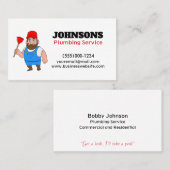 Handyman Loodgieter Onderhoud Visitekaartje (Voorkant / Achterkant)