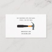 Handyman Maintenance Professional-thuisreparaties Visitekaartje (Achterkant)