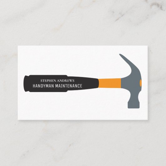 Handyman Maintenance Professional-thuisreparaties Visitekaartje (Voorkant)