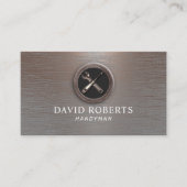 Handyman Maintenance Service Auto Repair Copper Visitekaartje (Voorkant)