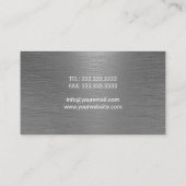 Handyman Maintenance Service Auto Repair Metal Visitekaartje (Achterkant)