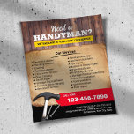 Handyman Maintenance Services & Repareer Promo Flyer<br><div class="desc">Handyman Maintenance Services & Repairs reclamebrochures.</div>