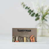 Handyman Maintenance Visitekaartje Afsprakenkaartje (Staand voorkant)