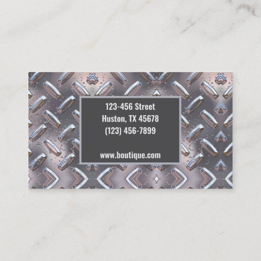 Handyman Mechanic Builder Aannemer Bouw Visitekaartje (Achterkant)