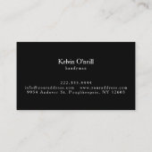 Handyman Mechanic Constructor Visitekaartje (Achterkant)