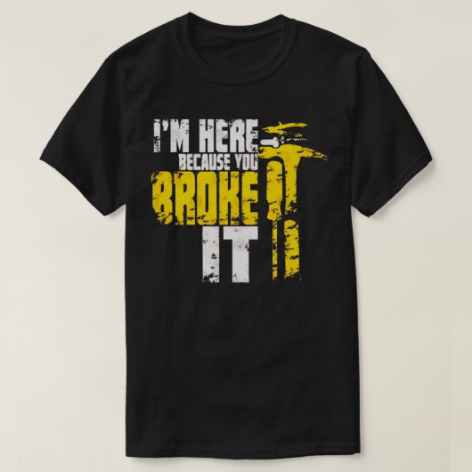 Handyman Mechanic Gift Funny Carpenter T-shirt (Design voorkant)