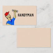 HANDYMAN MECHANIC PLUMBER VISITEKAARTJES (Voorkant / Achterkant)