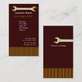 Handyman Mechanic Repairman Guy Visitekaartje (Voorkant / Achterkant)