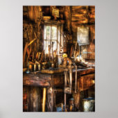 Handyman - Messy Workbench Poster (Voorkant)