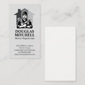 Handyman met handgereedschap | Home Reparaties Visitekaartje (Voorkant / Achterkant)