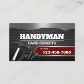 Handyman Metallic Repair & Maintenance Service Visitekaartje (Voorkant)