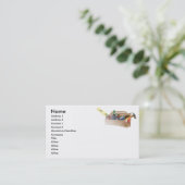 Handyman, Naam, Adres 1, Adres 2, Contact 1.. Visitekaartje (Staand voorkant)