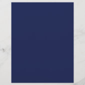 Handyman Navy Modern Professional Construction Flyer (Achterkant)