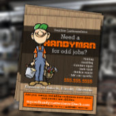 Handyman Odd jobs Carpenter Plumber Painter. Flyer
