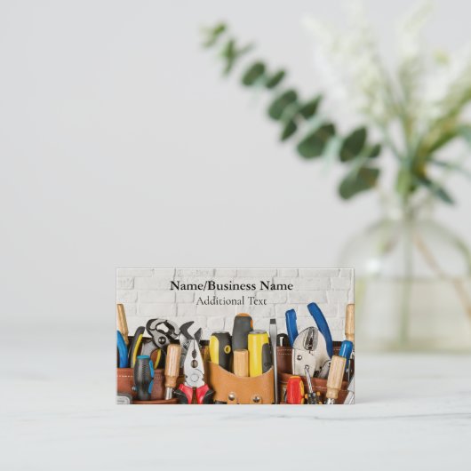 Handyman / Onderhoud Visitekaartje (Staand voorkant)