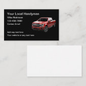 Handyman pick-up truck Visitekaartjes (Voorkant / Achterkant)