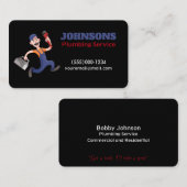 Handyman Plumber Maintenance Service Visitekaartje (Voorkant / Achterkant)