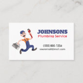 Handyman Plumber Maintenance Service Visitekaartje (Voorkant)