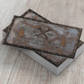 Handyman Plumber  Rusty Metal Construction Visitekaartje