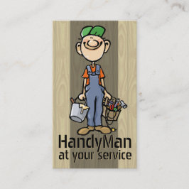 HandyMan. Plumber. Schilder. Sjabloon Bouwer Visitekaartje