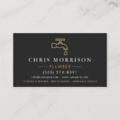 Handyman Plumbing Service Plumber Visitekaartje (Voorkant)