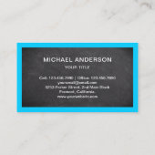 Handyman Plumbing Water Pipe Chalkboard Plumber Visitekaartje (Achterkant)