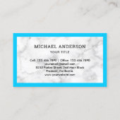 Handyman Plumbing Water Tap White Marmer Plumber Visitekaartje (Achterkant)