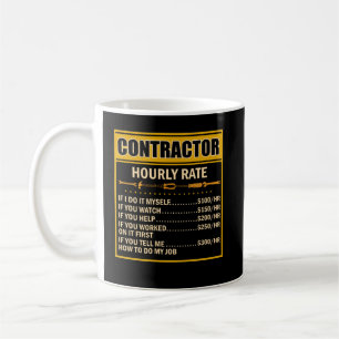 Handyman Price Chart Contractor Hourly Rate Labor Koffiemok