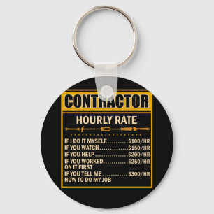 Handyman Price Chart Contractor Hourly Rate Labor Sleutelhanger