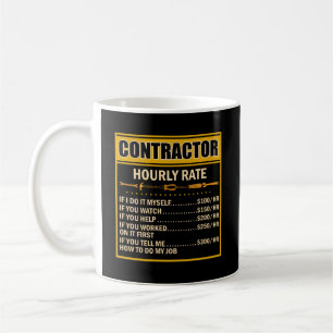 Handyman Price Chart Contractor Hourly Rate Labour Koffiemok