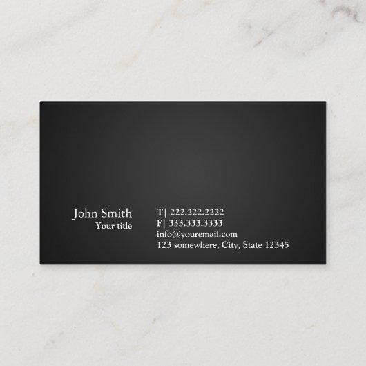 Handyman Professional Hammer Logo Visitekaartje (Achterkant)