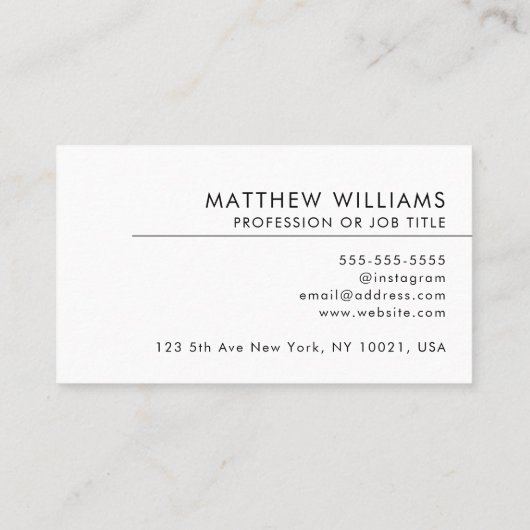 Handyman Professional QR Code Logo Moderne Busines Visitekaartje (Achterkant)