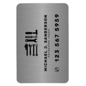 Handyman professional repair services metal magneet (Verticaal)