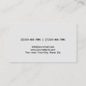 Handyman Professioneel Huis Reparatie Blauw Metaal Visitekaartje (Achterkant)