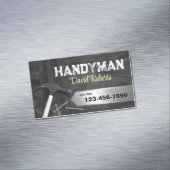 Handyman Professionele Reparatie & Onderhoud Magnetisch Visitekaartje (Voorbeeld)