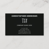 Handyman Professionele Reparatie Onderhoud Service Visitekaartje (Achterkant)