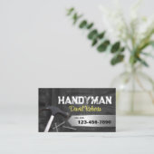 Handyman Professionele Reparatie & Onderhoud Visitekaartje (Staand voorkant)