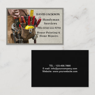 Handyman Professionele Reparatie & Onderhoud Visitekaartje