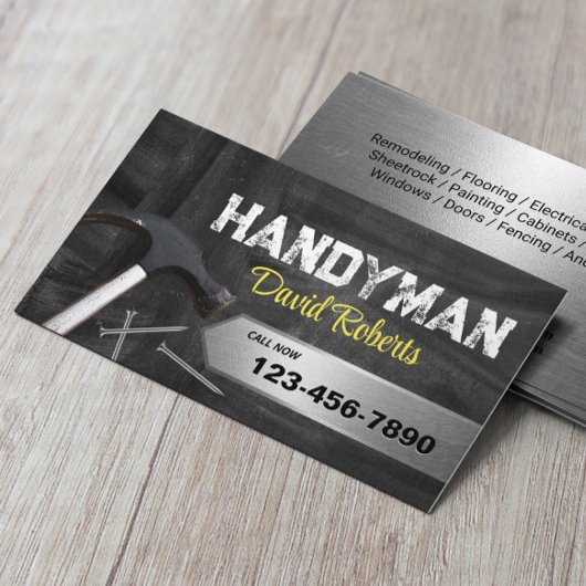 Handyman Professionele Reparatie & Onderhoud Visitekaartje