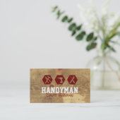 Handyman Professionele timmermanshuis Reparatie Visitekaartje (Staand voorkant)