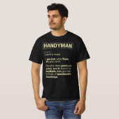 Handyman Real American Definition T-shirt (Voorkant volledig)