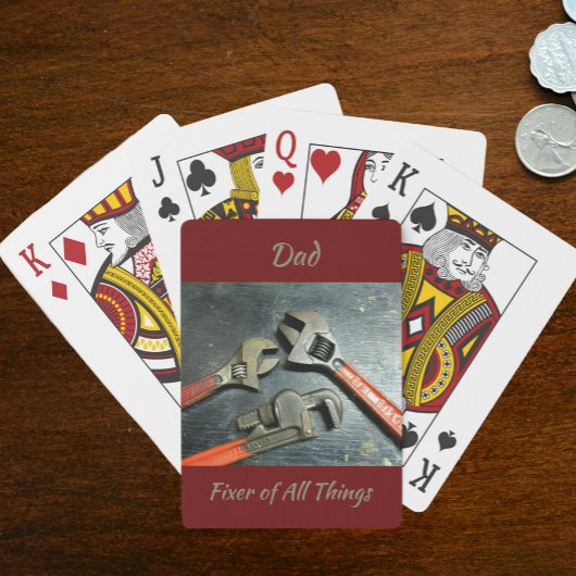 Handyman Red Handled Wrences-afspeelkaarten Pokerkaarten
