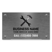 Handyman Repair Professional Maintenance Service Magnetisch Visitekaartje (Voorkant)