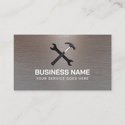 Handyman Repair Professional Maintenance Service Visitekaartje (Voorkant)