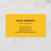 Handyman Repair Service Big Hammer Fix Master Visitekaartje (Achterkant)