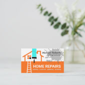 Handyman reparatie bouwframe visitekaartje (Staand voorkant)