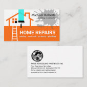 Handyman reparatie bouwframe visitekaartje (Voorkant / Achterkant)