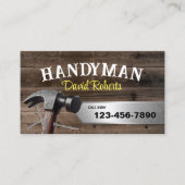 Handyman Reparatie & Onderhoud Big Hammer Visitekaartje (Voorkant)