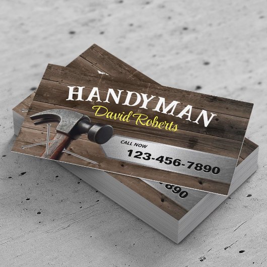 Handyman Reparatie & Onderhoud Big Hammer Visitekaartje